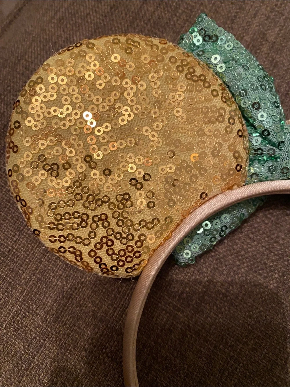 Tiana Sequin Princess Mouse Ear Headband